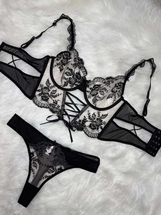 Розкішний мереживний комплект білизни | Premium quality