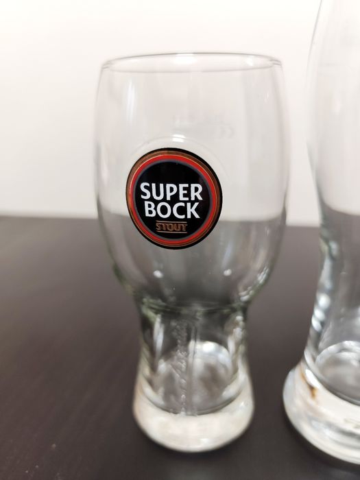 Lote de 6 Copos de Cerveja (Sagres/Super Bock)