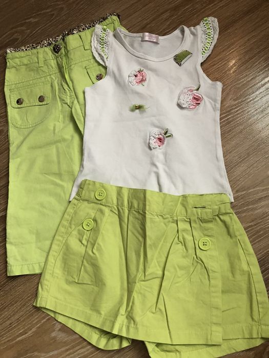 Летний комплект на девочку р114