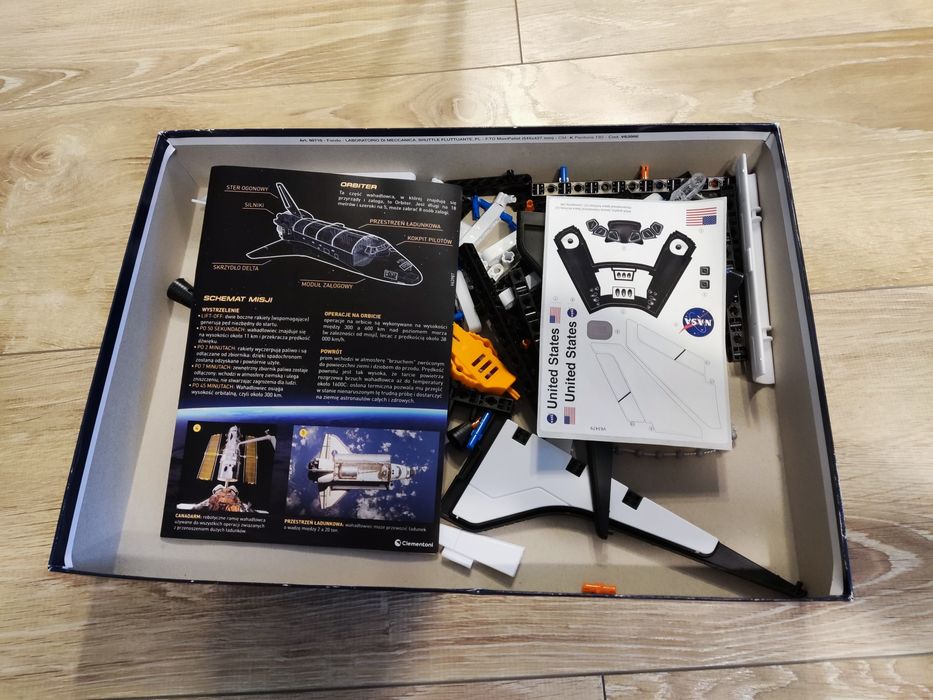 Klocki Laboratorium Mechaniki - Wahadłowiec Kosmiczny 50710