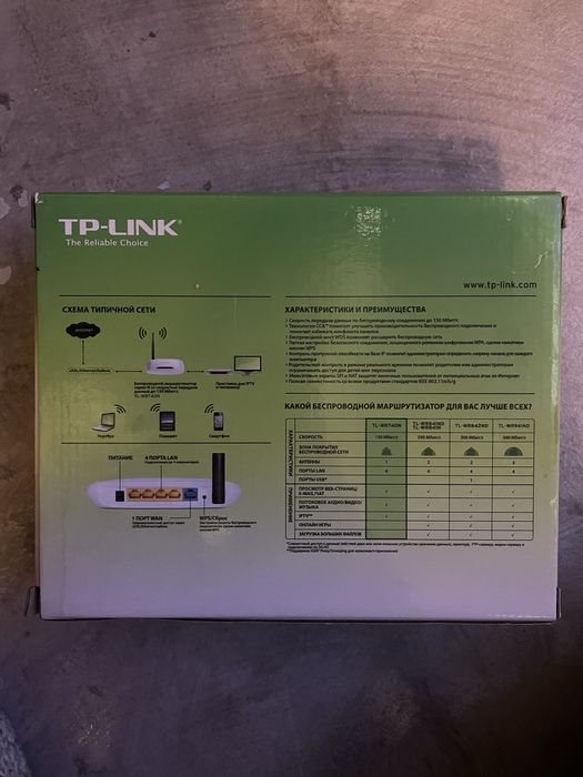 Wi-Fi роутер TP-LINK TL-WR740N