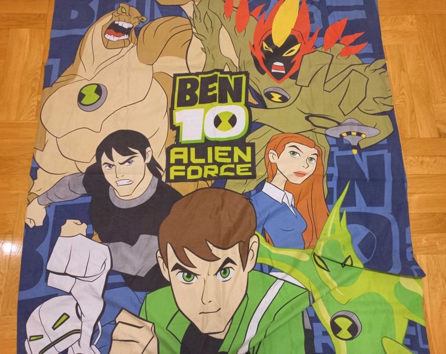 Pościel BEN TEN dla chłopca BEN 10 stan BDB  200cm x 135cm   200 x 135
