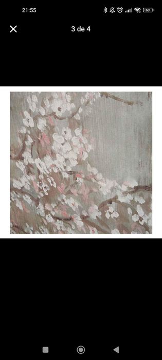 Quadro tela floral