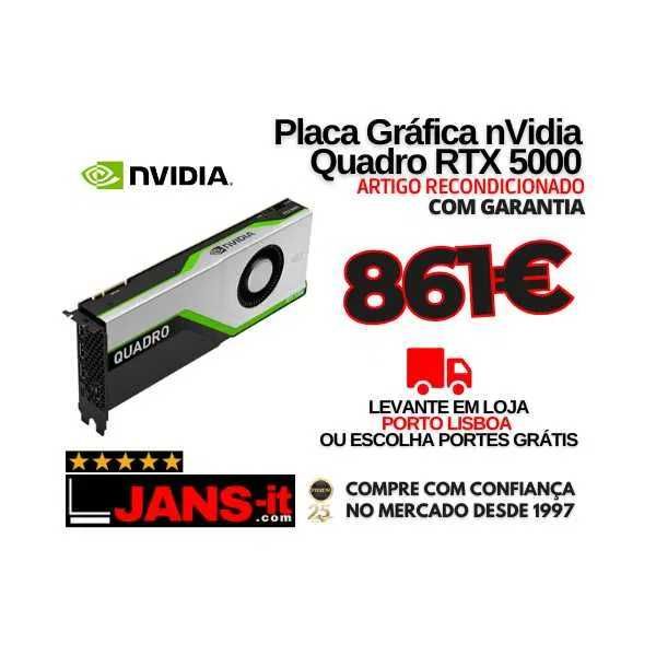 Placa Gráfica nVidia Quadro RTX 5000 16GB GDDR664740035922945120