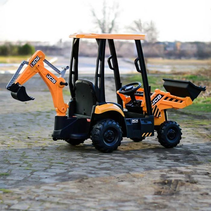 TRAKTOR Koparko Ładowarka JCB Spychacz Ciągnik Auto AKUMULATOR DZIECI