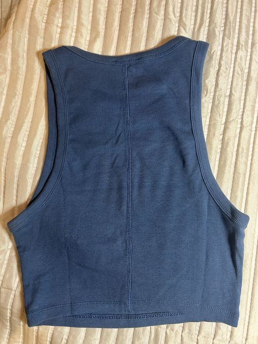 Top zara azul escuro