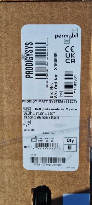 Матрац Permobil Roho Prodigy Matt System