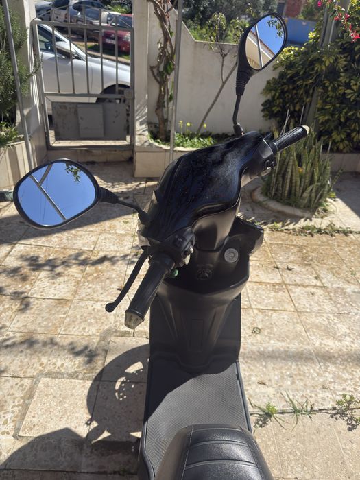 Motinha Elétrica com Batéria Litio + Bagageiro + Trava de Segurança