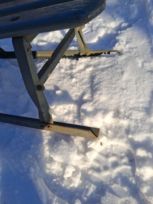 Sanki metalowe solidne na kulig