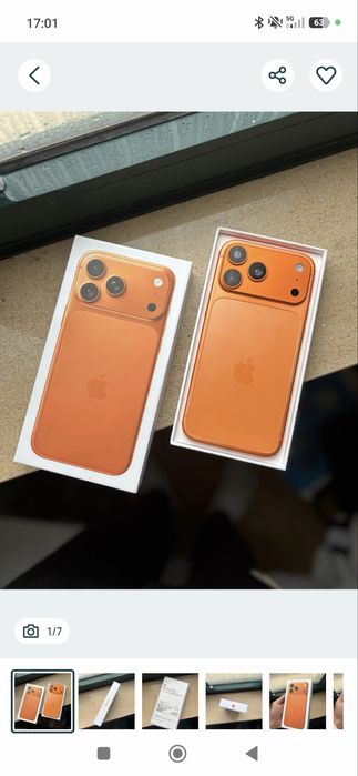 Iphone 17 pro max 1 ciclo apenas. Novo