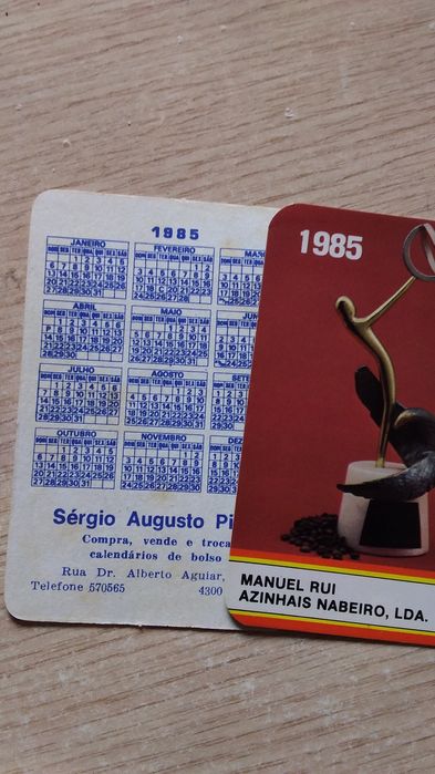 Calendários vintage  (variados) desde 1985
