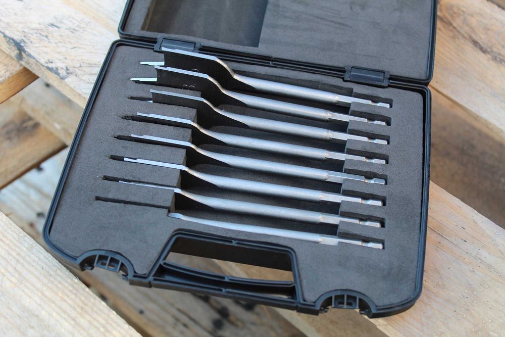 Набір пір'яних свердл по дереву  Milwaukee 8 шт