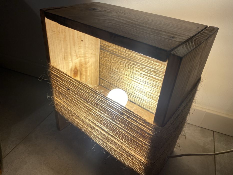 Lampka rustykalna (hand made)