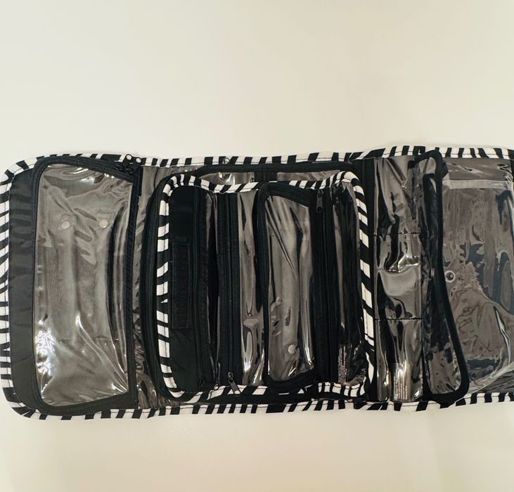 Organizer na kosmetyki, kosmetyczka, zebra, NOWA