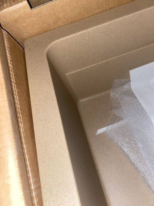 Zlew beżowy granitowy nowy