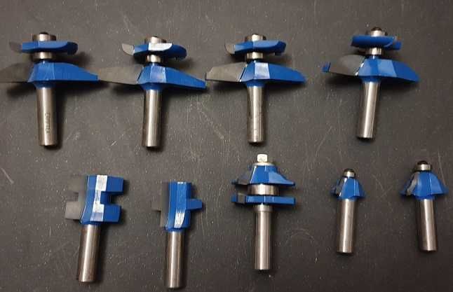 frezy gornowrzecionowe do plycin,drzwiczek,ozdobne 12.7mm