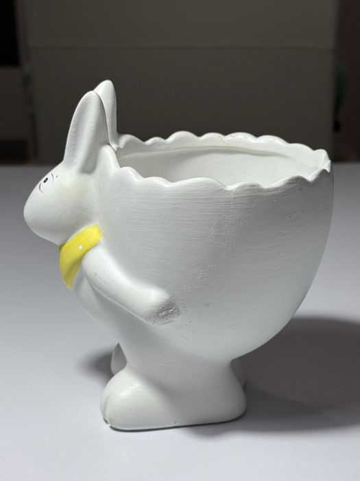 Doniczka / osłonka ceramiczna królik/ dekoracja wielkanocna