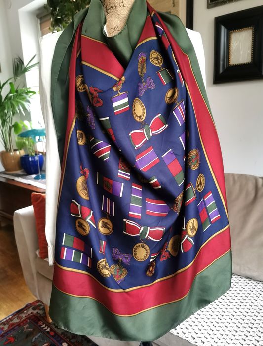 BURBERRYS jedwabna apaszka