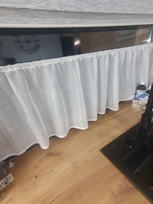 Zazdrostka nowa 130x40 srebrno biała