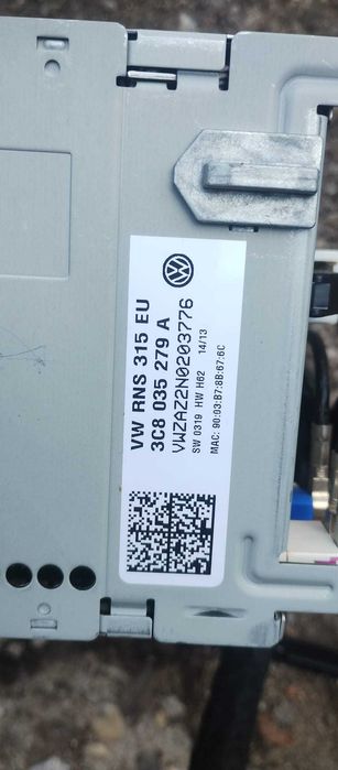 Radio VW Polo 6R 3C8 035 279 A