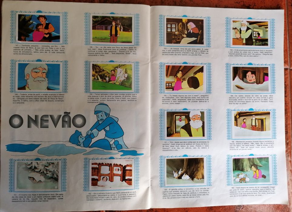 cadernetas cromos Heidi, Kung Fu