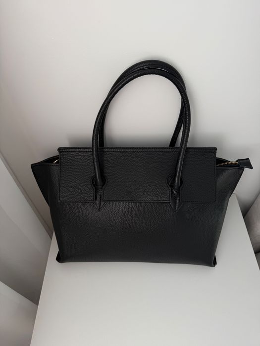 шкіряна сумка у стилі Hermes Birkin