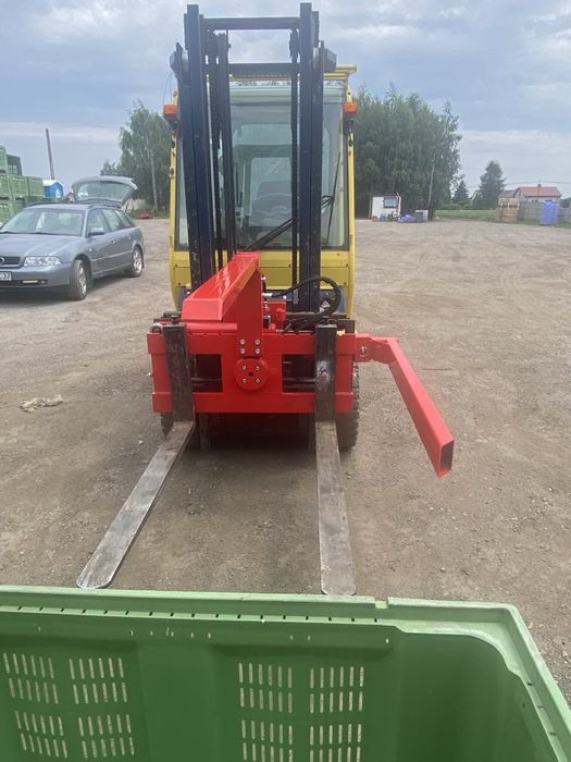 Obrotnica do wózka widłowego MONTAŻ  TUR wywrotnica na euroramke