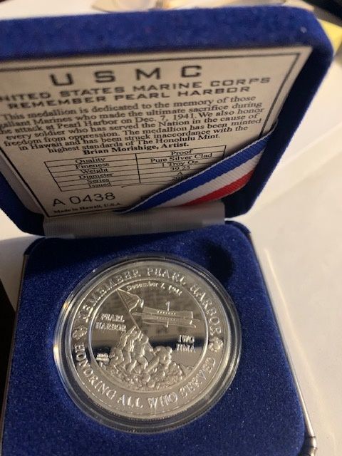 Medal marins Pearl Harbor