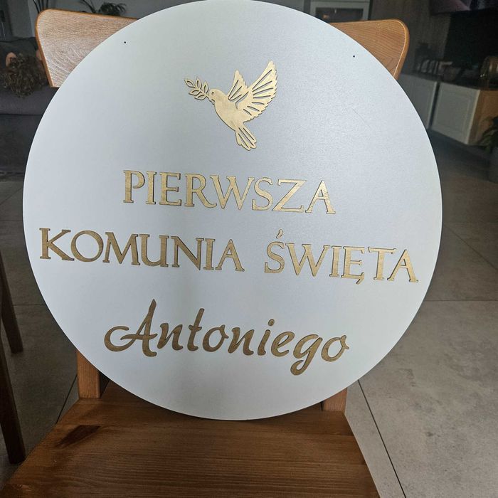 Personalizowane koło komunijne