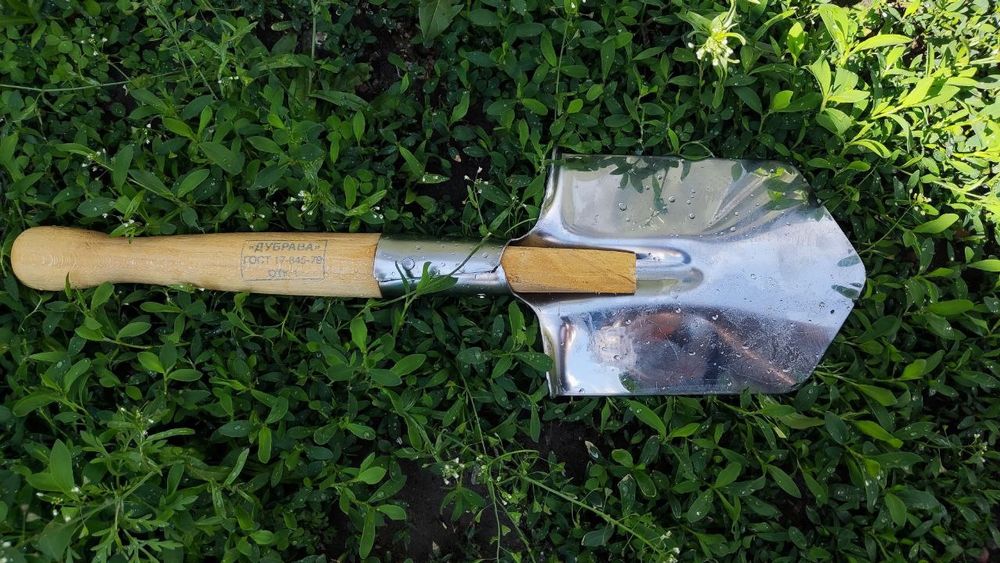 МСЛ нержавіюча сталь, лопата піхотна, саперна лопата