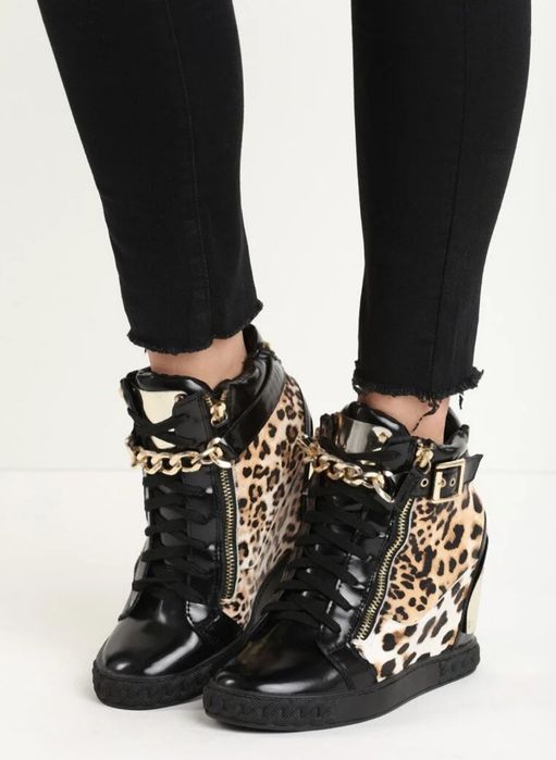 Жіночі леопардові снікерси р.39