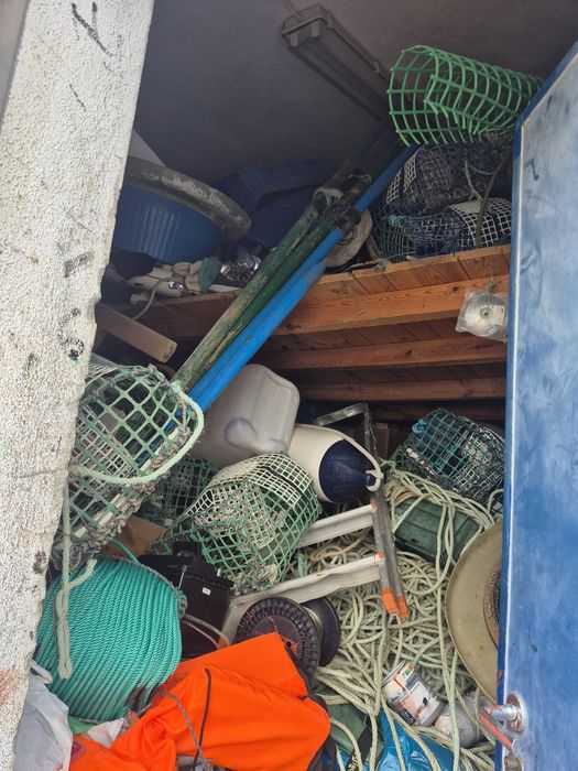 Conteúdo de armazém de pesca em Sesimbra
