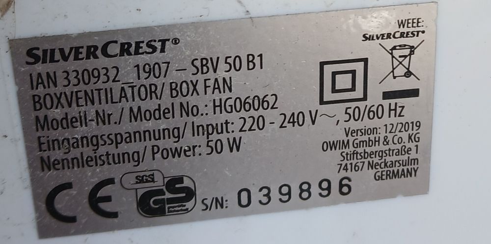 Ventoinha + aquecedor