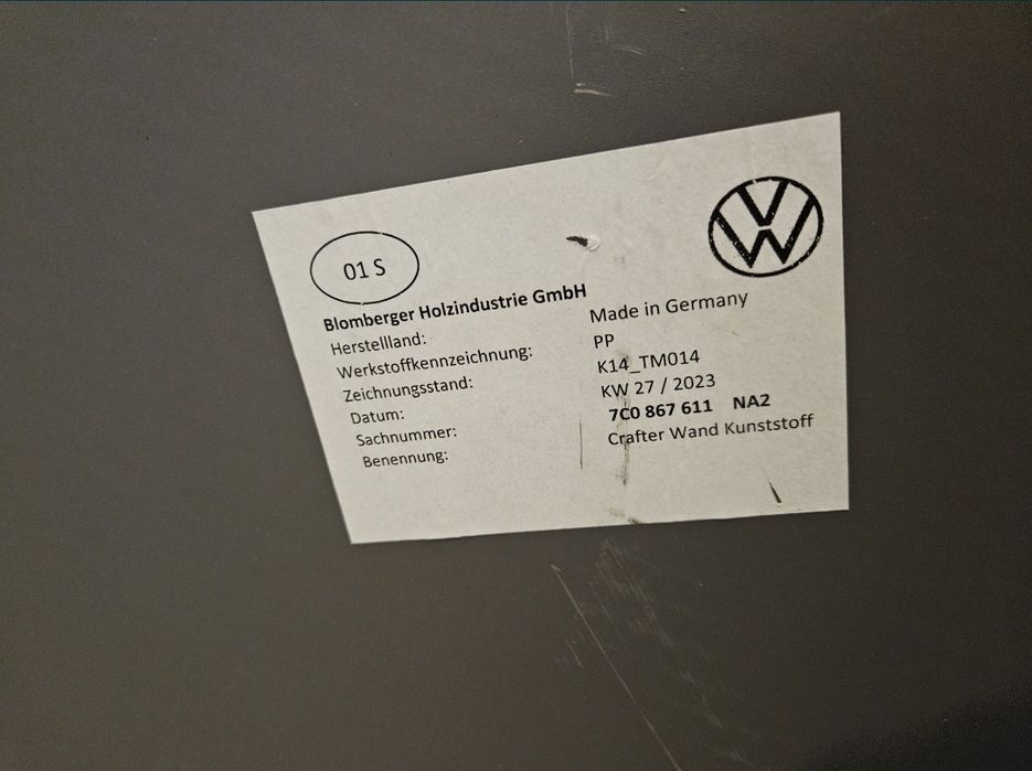 Zabudowa drzwi bocznych i tylnich volkswagen/man