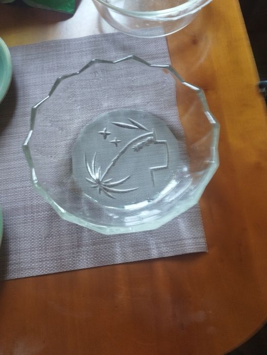 Półmisek duży z kryształu