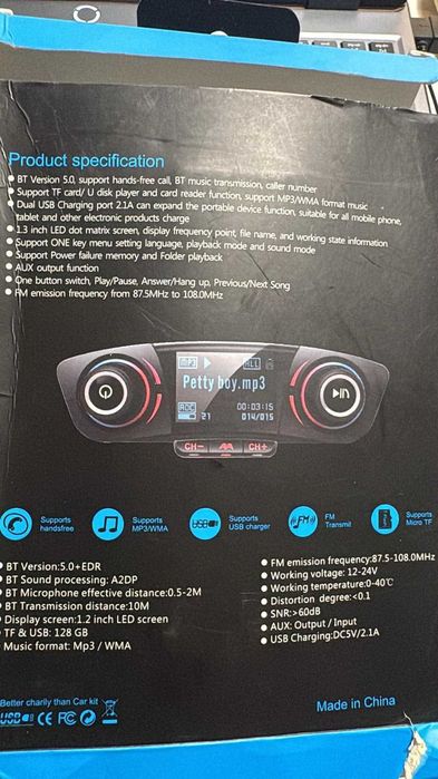 Transmiter do auta FM MP3