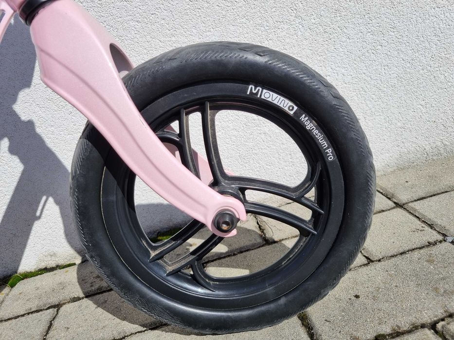 Rower biegowy, biegówka Movino różowy