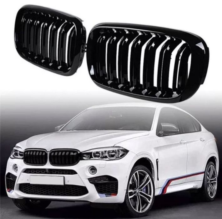 Решетка радиатора ноздри BMW F10 F15 ф25 E60 E90 F30 Е70 Е39 Е46 бмв