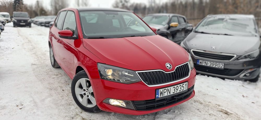 Skoda Fabia 1.2benz. 90KM Serwis Szklany Dach Grzane Fotele Alu Klima