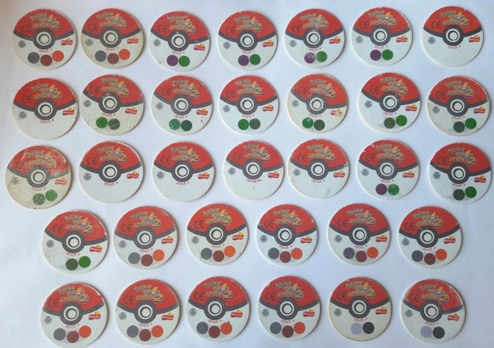 Pokemon Tazos attack / ataque 2 - venda à unidade