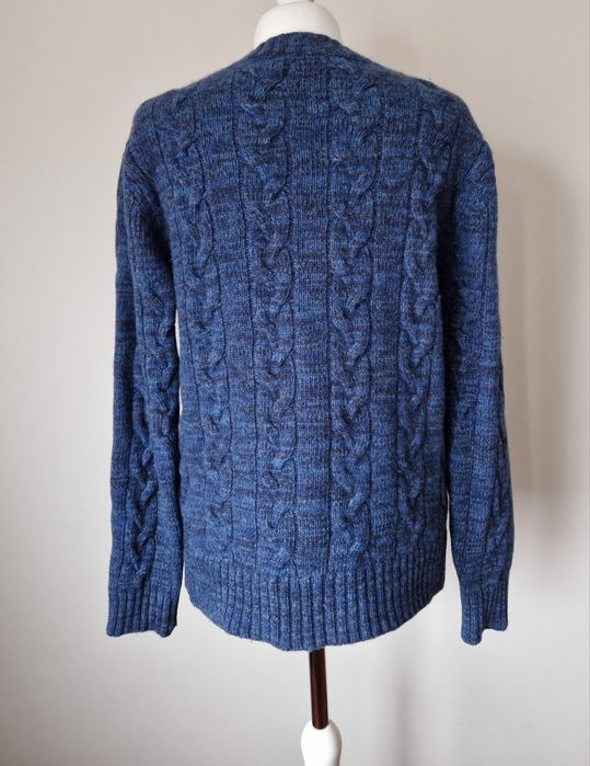 Gant męski sweter w warkocze roz. M