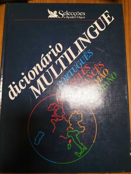Dicionário multilingue português inglês francês alemão e italiano