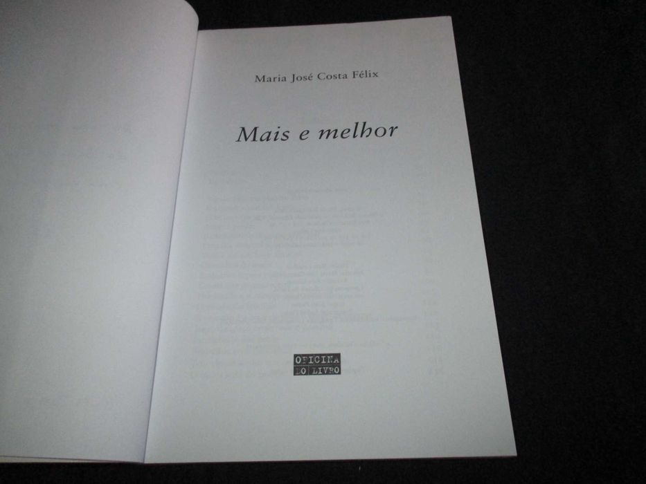 More and Better Book by Maria José Costa Félix, Signed64739768747523121