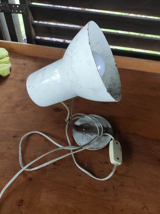 Lampa warsztatowa biurowa PRL vintage