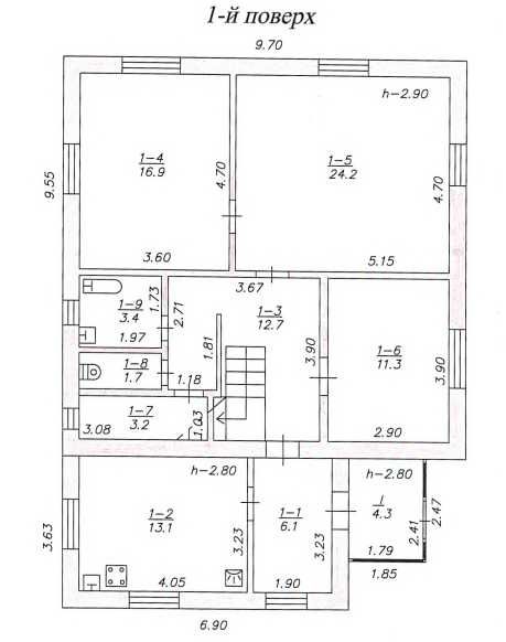 Продаж цегляного будинку 160м². 5 кімнат. 8сот. Мансарда. Гараж.ID:696