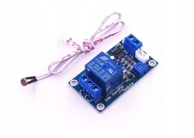 Czujnik oświetlenia zmierzchu z przekaźnikiem 12V