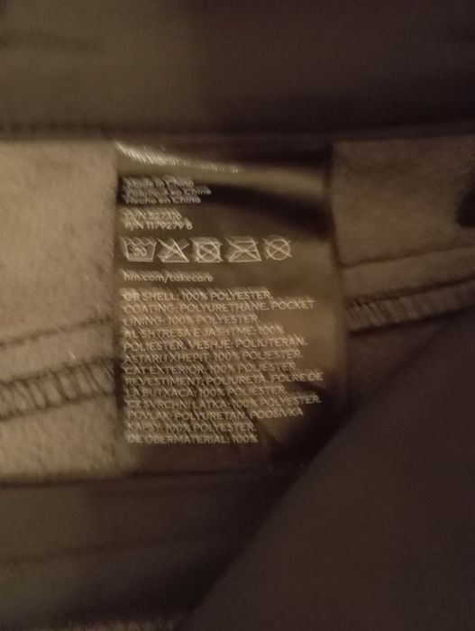 Calças de napa pretas