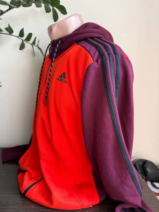 Толстовка зіп худі Adidas Essentials 3-Stripes Full Zip Hoodie. L.
