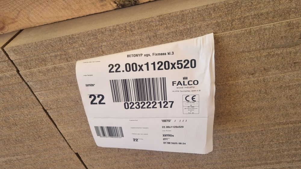 Plyta wiórowo cementowa