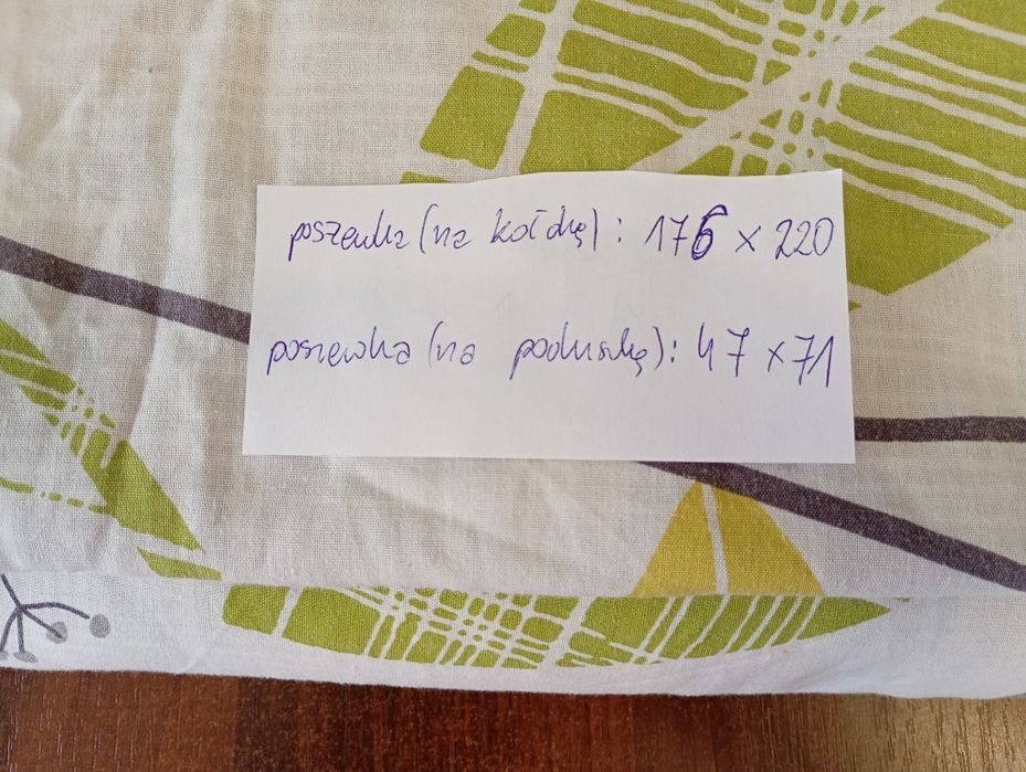 Poszewki na kołdrę i poduszkę pościel